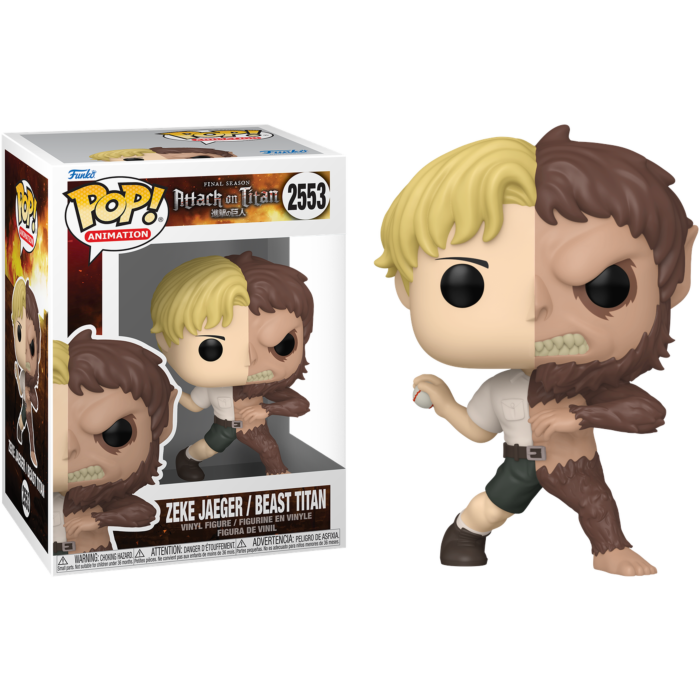 Funko Pop! Attack on Titan - Reiner, Eren, Zeke & Annie (Split) - Bundle (Set of 4)