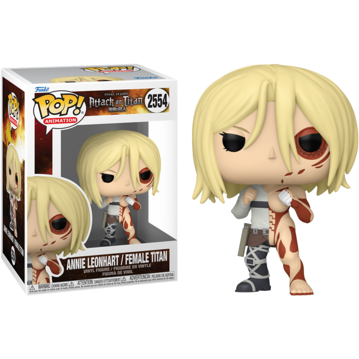 Funko Pop! Attack on Titan - Reiner, Eren, Zeke & Annie (Split) - Bundle (Set of 4)
