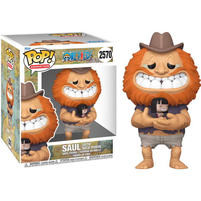 Funko Pop! One Piece - Saul with Nico Robin Super Sized 6" #2570