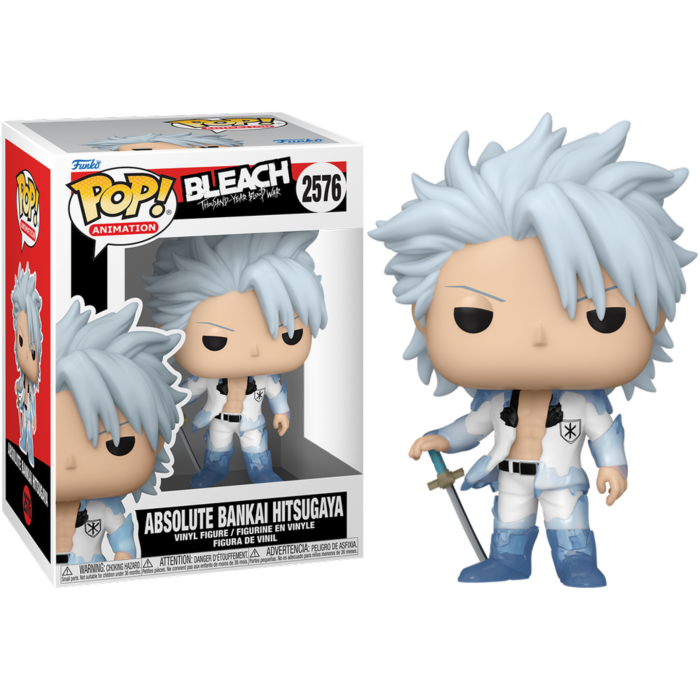 Funko Pop! Bleach: Thousand-Year Blood War - Ichigo, Hitsugaya, Kenpachi & Haschwalth - Bundle (Set of 4)