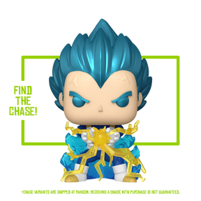 Funko Pop! Dragon Ball Super - SSGSS Vegeta (Final Flash) Glow in the Dark #2615 - Chase Chance