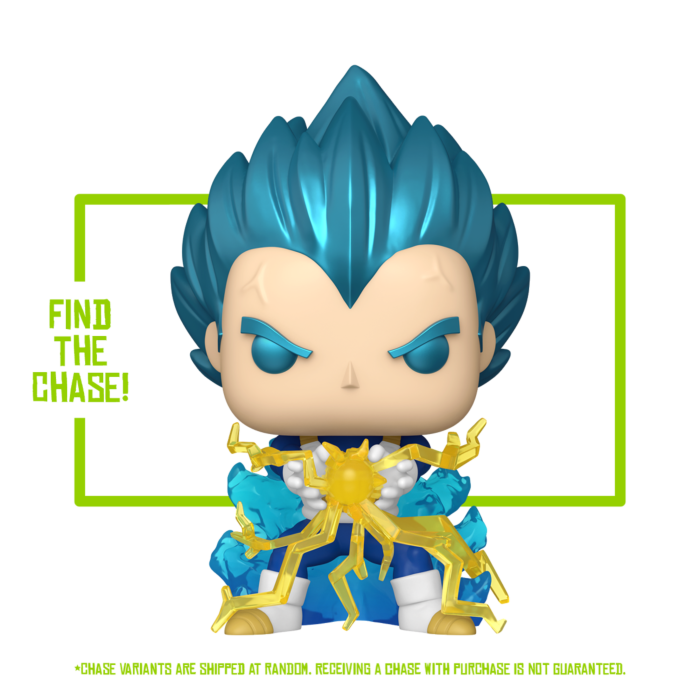 Funko Pop! Dragon Ball Super - SSGSS Vegeta (Final Flash) Glow in the Dark #2615 - Chase Chance - Real Pop Mania
