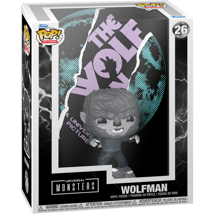 Funko Pop! VHS Covers - Universal Monsters - Wolfman #26