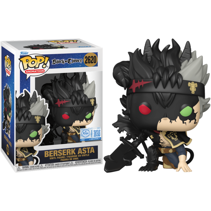 Funko Pop! Black Clover - Berserk Asta #2620 - Chase Chance