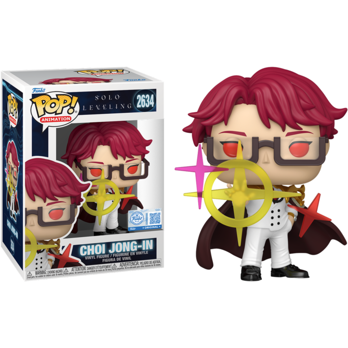 Funko Pop! Solo Leveling - Choi Jong-In (Fire Magic) #2634 - Chase Chance - Real Pop Mania