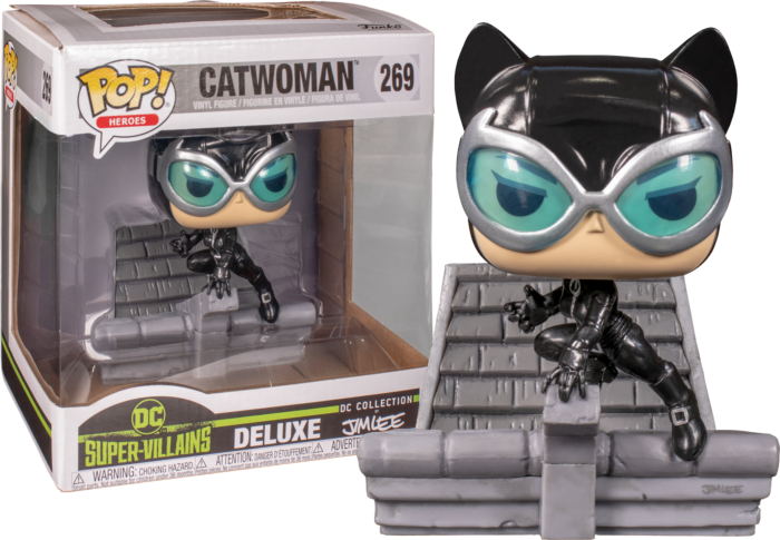 Funko Pop! Batman: Hush - Catwoman on Rooftop Jim Lee Collection Deluxe #269
