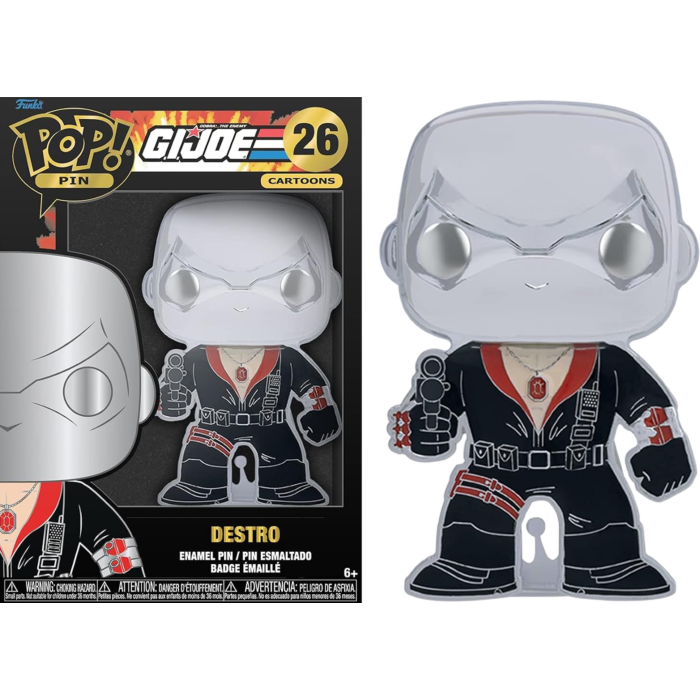 Funko Pop! G.I. Joe - Destro 4" Enamel Pin #26