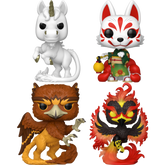 Funko Pop! Myths - Unicorn, Griffin, Kitsune & Phoenix - Bundle (Set of 4)