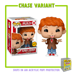 Funko Pop! MAD - Alfred E. Neuman with Acrylic Pop! Protector #29 (Chase Variant)