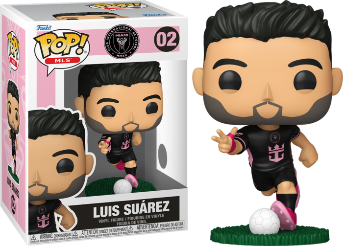 Funko Pop! MLS: Inter Miami - Luis Suarez (Away) #02