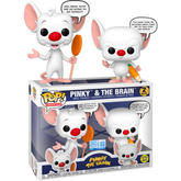 Funko Pop! Pinky and The Brain - Pinky & The Brain Pop Sayings Glow in the Dark - 2-Pack