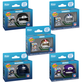 Funko Bitty Pop! NFL: Football - (Series 1) Bitty Pop! & Helmet (Display of 12)