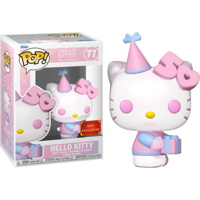 Funko Pop! Hello Kitty: 50th Anniversary - Hello Kitty (with Gift) #77