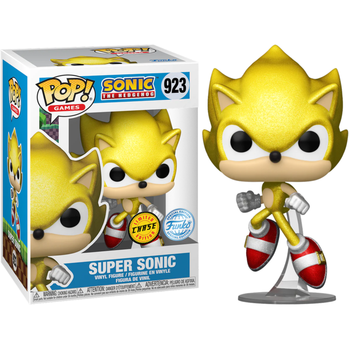Funko Pop! Sonic the Hedgehog - Super Sonic (Super State) #923 - Chase Chance