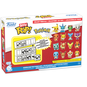 Funko Pop! Pokemon - Pikachu, Vaporeon, Caterpie, & Cubone Bitty - 4 Pack