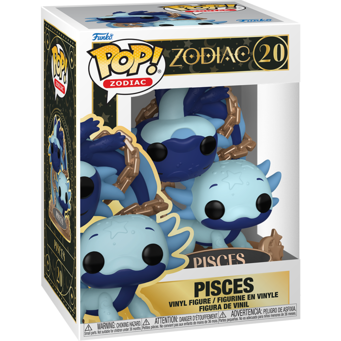 Funko Pop! Zodiac - Aries, Pisces, Gemini & Taurus - Bundle (Set of 4) - Real Pop Mania