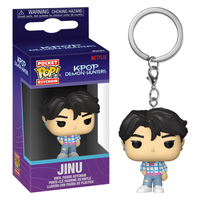 Funko Pocket Pop! Keychain - K-Pop Demon Hunters - Rumi, Mira, Zoey, Jinu & Derpy - Bundle (Set of 5) - Real Pop Mania
