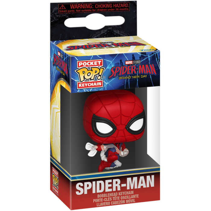 Funko Pocket Pop! Keychain - Spider-Man: Brand New Day (2026) - Spider-Man - Real Pop Mania