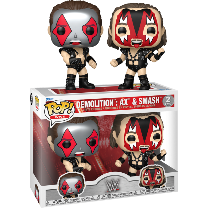 Funko Pop! WWE - Demolition: Ax & Smash Metallic - 2-Pack - Real Pop Mania
