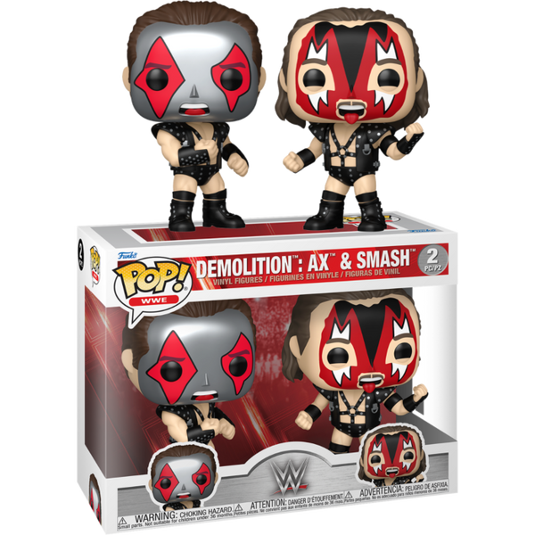 Funko Pop! WWE - Demolition: Ax & Smash Metallic - 2-Pack