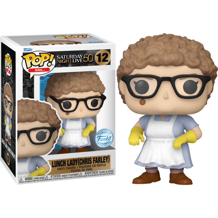 Funko Pop! Saturday Night Live: 50th Anniversary - Lunch Lady (Chris Farley) #12