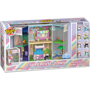 Funko Bitty Pop! Town - Hello Kitty & Friends - Supercute Town Bitty Pop! Playset with 10