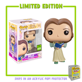 Funko Pop! Beauty and the Beast - Belle with Green Dress 30th Anniversary in Acrylic Pop! Protector#1010 (2021 Spring Convention Exclusive)