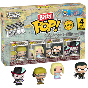 Funko Bitty Pop! One Piece - Usopp, Kaya, Kuro & Chase Bitty - 4-Pack