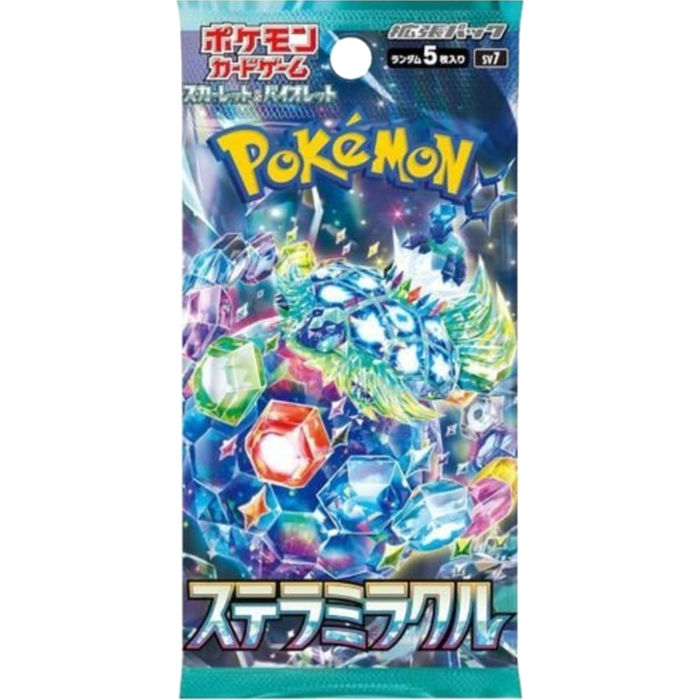 Pokemon - Scarlet & Violet SV7 Stellar Miracle (Japanese Import) Booster Pack (5 Cards) - Real Pop Mania