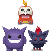 Funko Pop! Pokemon - Fuecoco, Gengar & Zorua - Bundle (Set of 3)