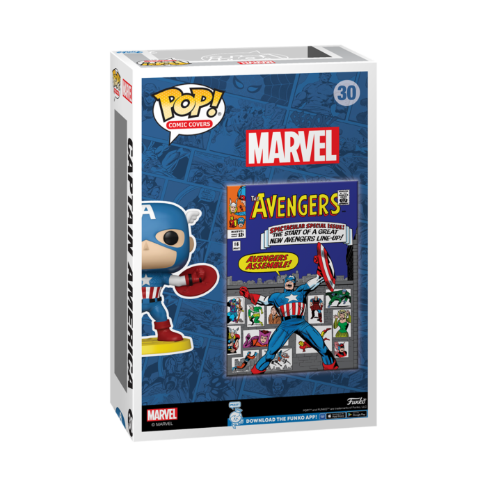 Funko Pop! Comic Covers - The Avengers - Captain America Issue #16