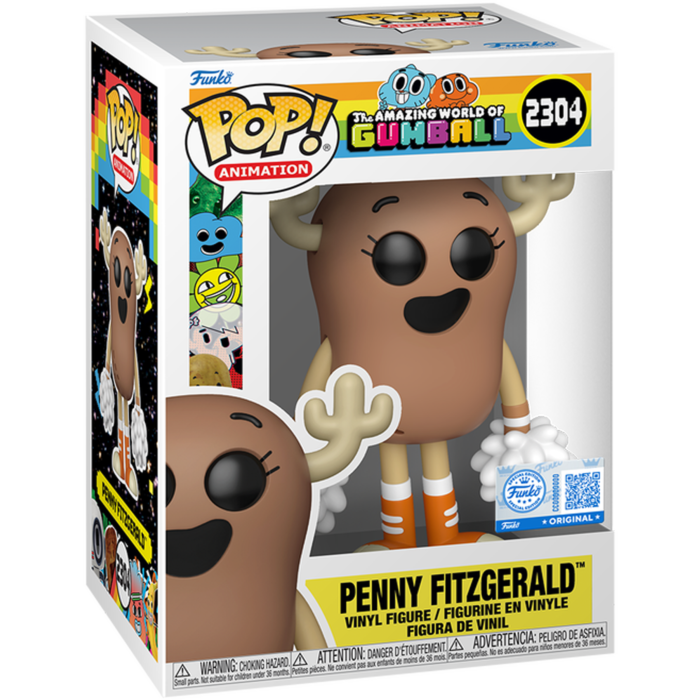 Funko Pop! The Amazing World of Gumball - Penny Fitzgerald #2304 (+ Box of 3 Mystery Exclusive)
