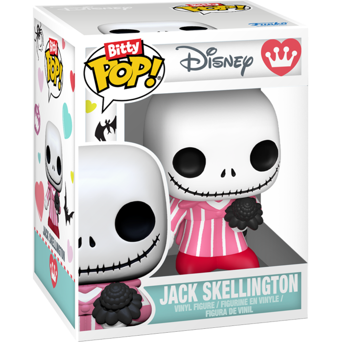 Funko Bitty Pop! Bouquet - The Nightmare Before Christmas - Sally & Jack Skellington Valentine Bitty - 2-Pack