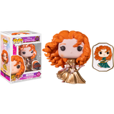 Funko Pop! Brave - Merida Gold Ultimate Princess with Enamel Pin #324