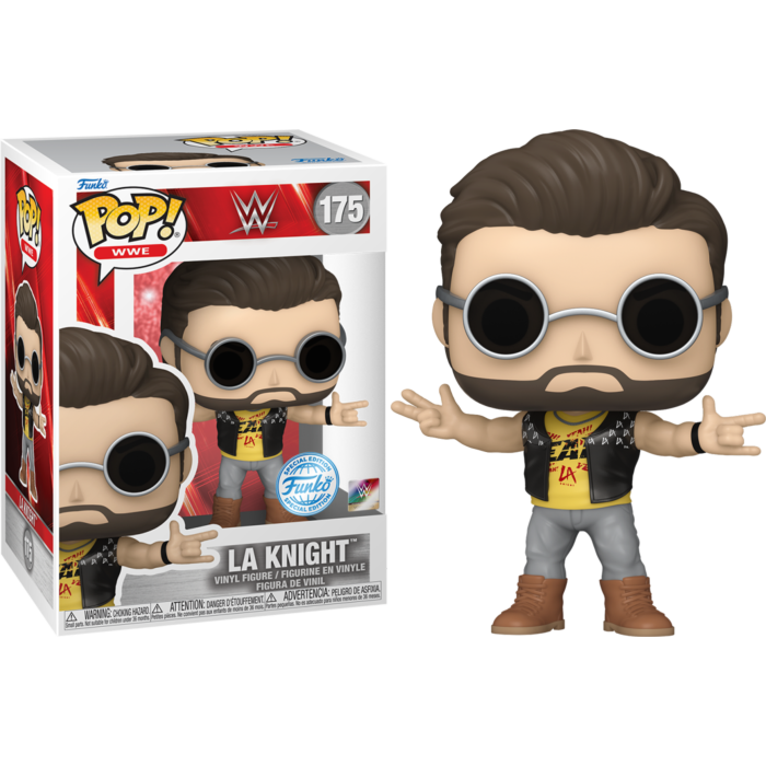 Funko Pop! WWE - LA Knight (Yellow T-Shirt) #175