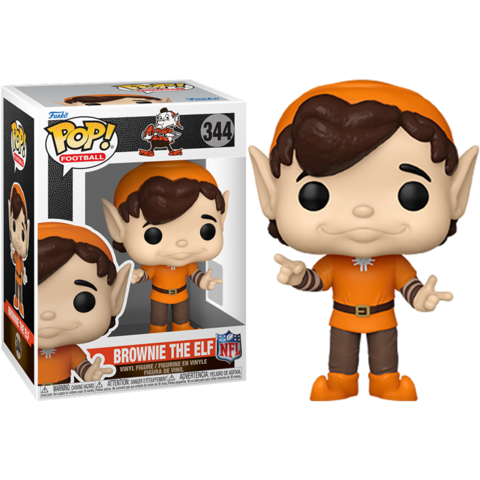 Funko Pop! NFL Football: Mascots - Cleveland Browns Brownie the Elf #344