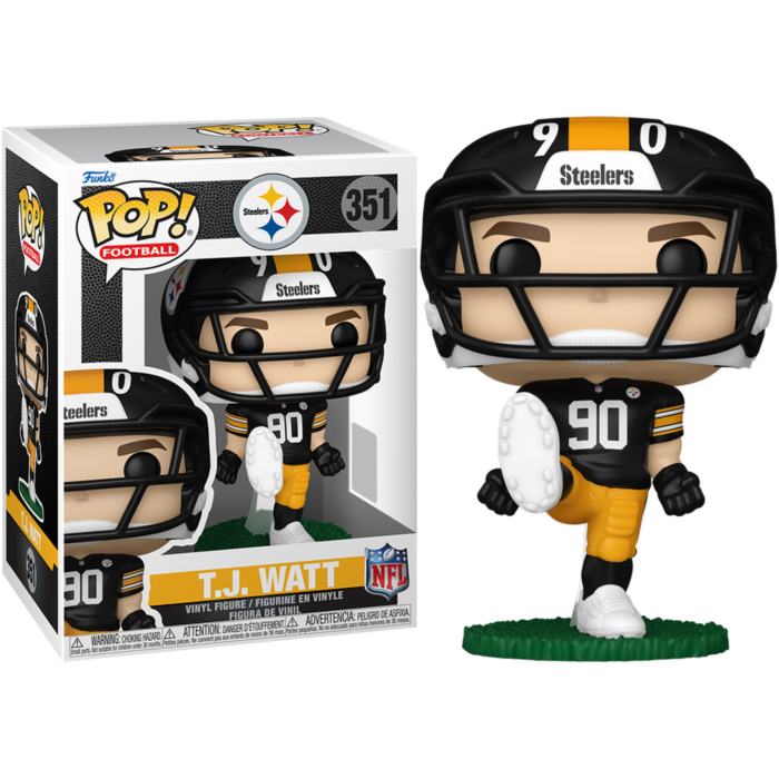 Funko Pop! NFL Football - T.J. Watt (Punting) Pittsburgh Steelers #351