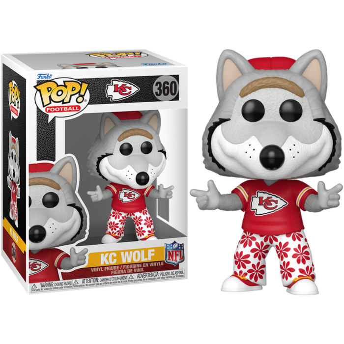 Funko Pop! NFL Football: Mascots - Kansas City Chiefs KC Wolf #360