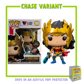 Funko Pop! Wonder Woman - Wonder Woman Death Metal 80th Anniversary - in Acrylic with Pop! Protector #385 -Chase Variant