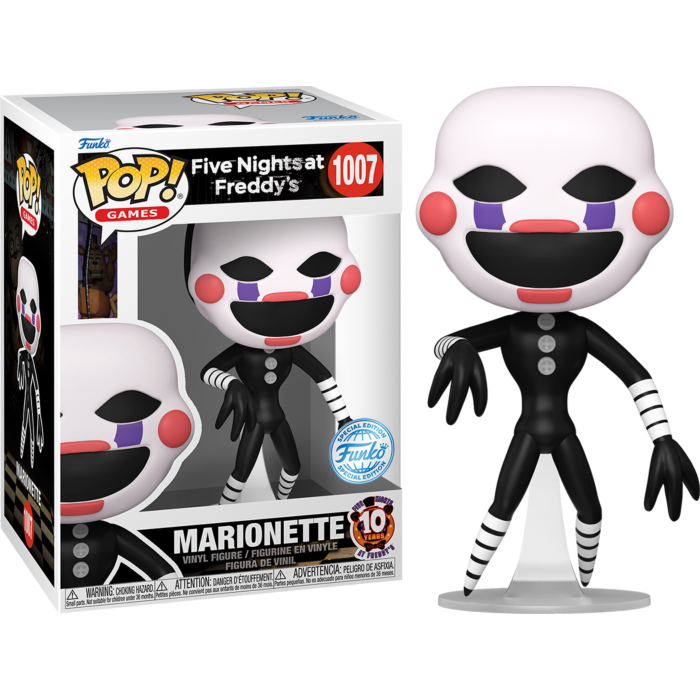 Funko Pop! Five Nights at Freddy's: 10th Anniversary - Marionette #1007