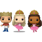 Funko Pop! Barbie in the Nutcracker - Prince Eric, Arabesque & Curtsy Sugar Plum Fairy Barbie 25th Anniversary - Bundle (Set of 3)