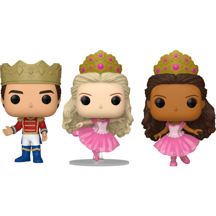 Funko Pop! Barbie in the Nutcracker - Prince Eric, Arabesque & Curtsy Sugar Plum Fairy Barbie 25th Anniversary - Bundle (Set of 3)