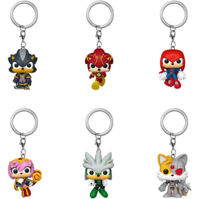 Funko Pocket Pop! Keychain - Justice League x Sonic the Hedgehog - Mystery (Single Unit) - Real Pop Mania