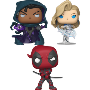Funko Pop! Marvel Rivals - Cloak, Dagger & Deadpool - Bundle (Set of 3)