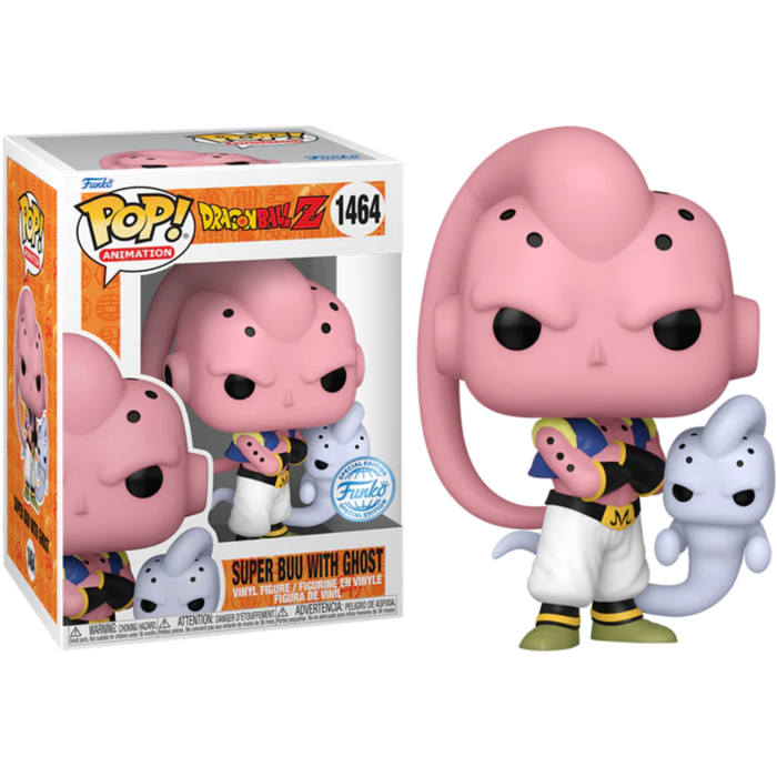 Funko Pop! Dragon Ball Z - Super Buu with Ghost #1464 - Chase Chance