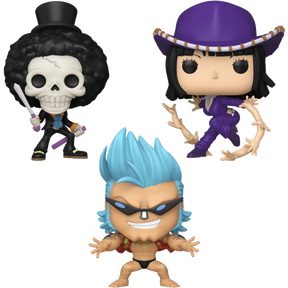 Funko Pop! One Piece - Brook, Franky & Nico Robin - Bundle (Set of 3) - Real Pop Mania