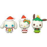 Funko Pop! Hello Kitty & Friends - Hello Kitty, Cinnamoroll & Pochacco (Festive) - Bundle (Set of 3)