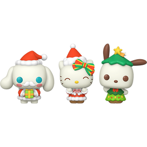 Funko Pop! Hello Kitty & Friends - Hello Kitty, Cinnamoroll & Pochacco (Festive) - Bundle (Set of 3)