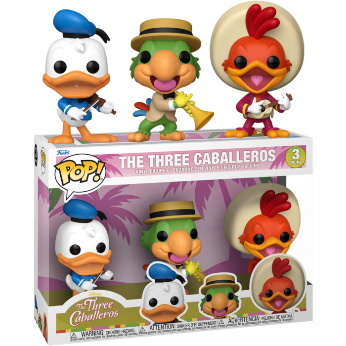Funko Pop! The Three Caballeros - Donald Duck, Jose Carioca & Panchito 3-Pack