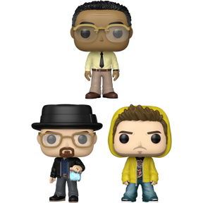 Funko Pop! Breaking Bad - Gus Fring, Heisenberg & Jesse Pinkman - Bundle (Set of 3)